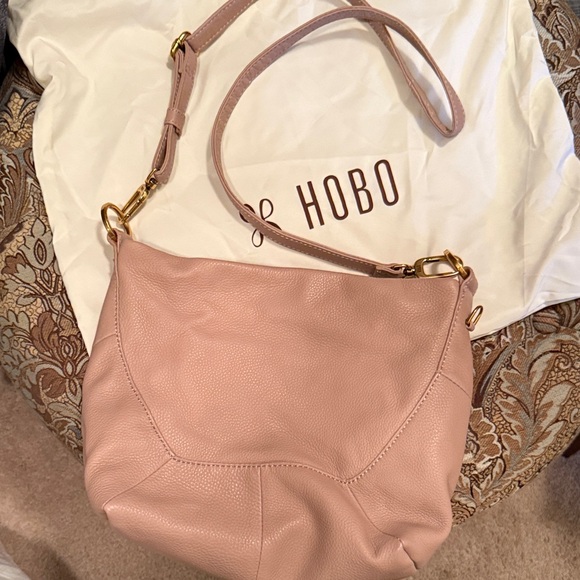 HOBO Blush Leather Hobo Bag - Picture 1 of 5